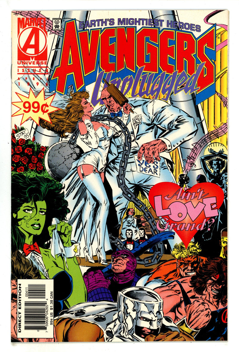 Avengers Unplugged 4 High Grade (1996) 
