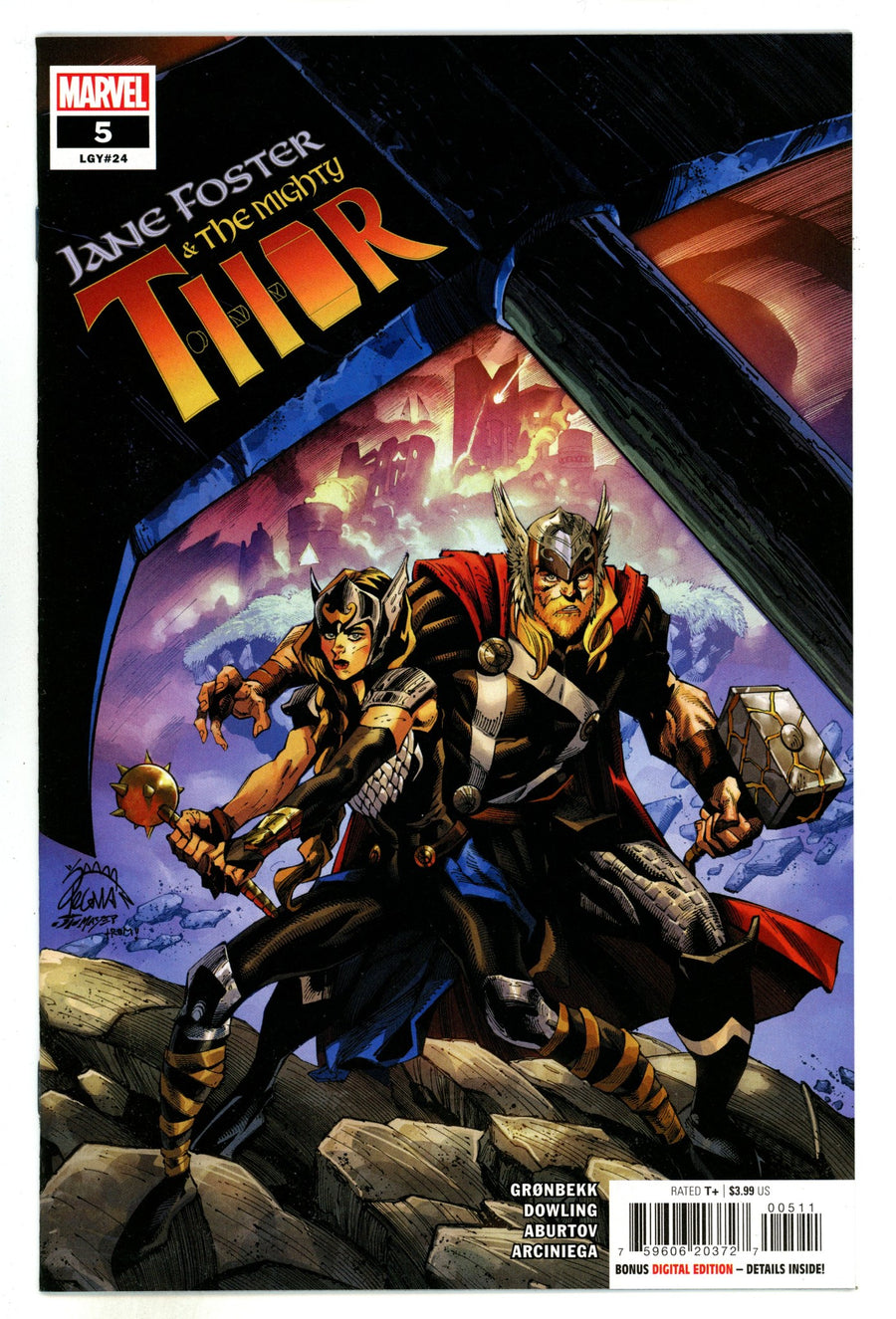 Jane Foster & the Mighty Thor 5 (24) High Grade (2022) 