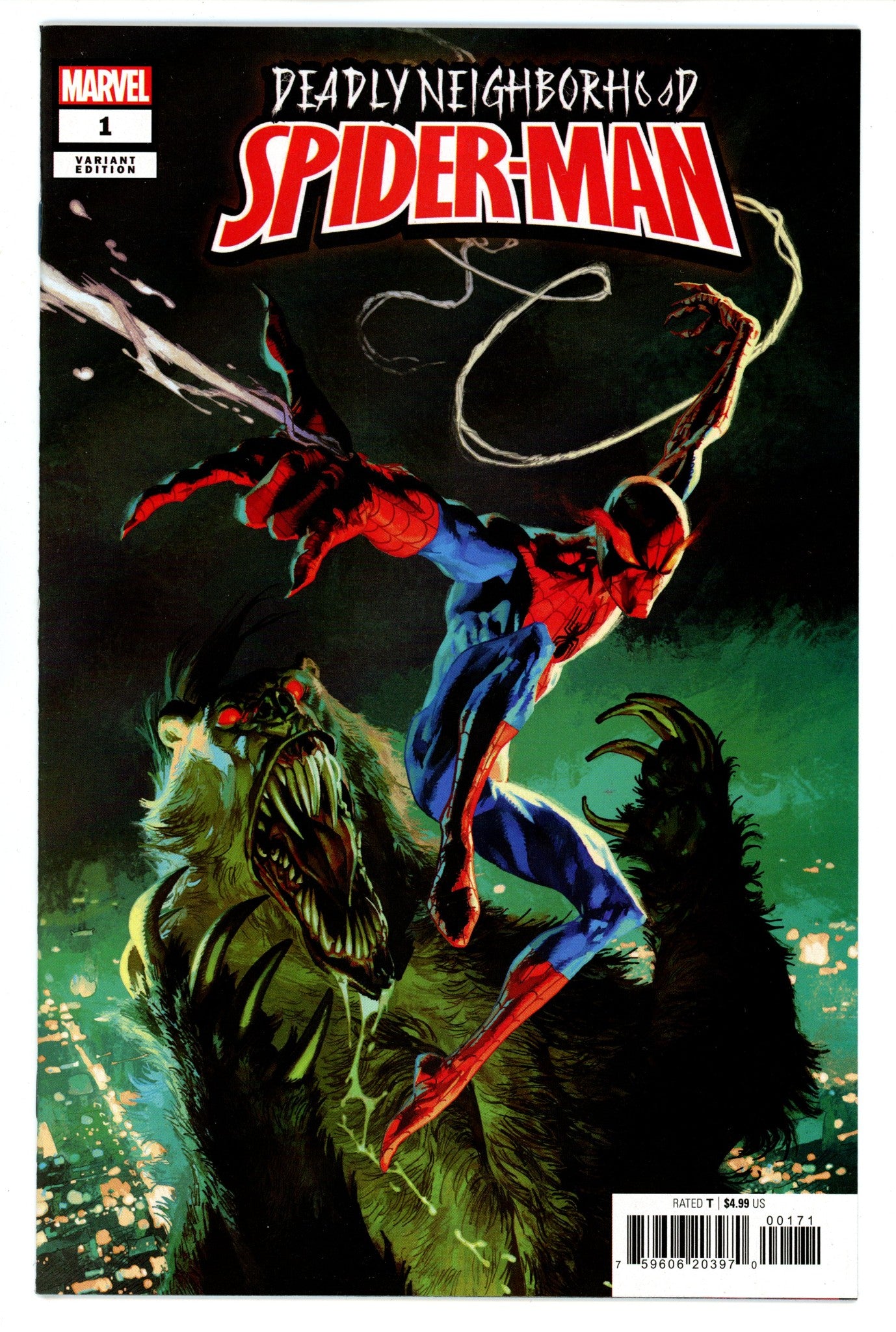 Deadly Neighborhood Spider-Man 1 High Grade (2022) Casanovas Variant 