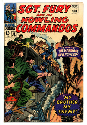 Sgt. Fury 36 VG/FN (5.0) (1966) 