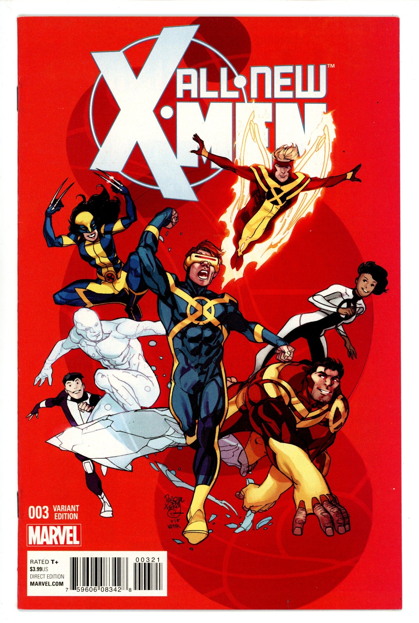 All-New X-Men Vol 2 3 High Grade (2016) Ferry Incentive Variant 
