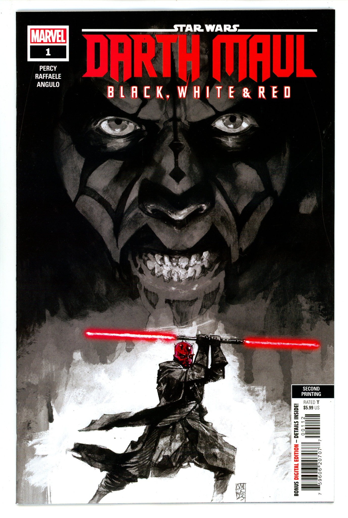 Star Wars: Darth Maul - Black  White & Red  1  2Nd Print  (2024)