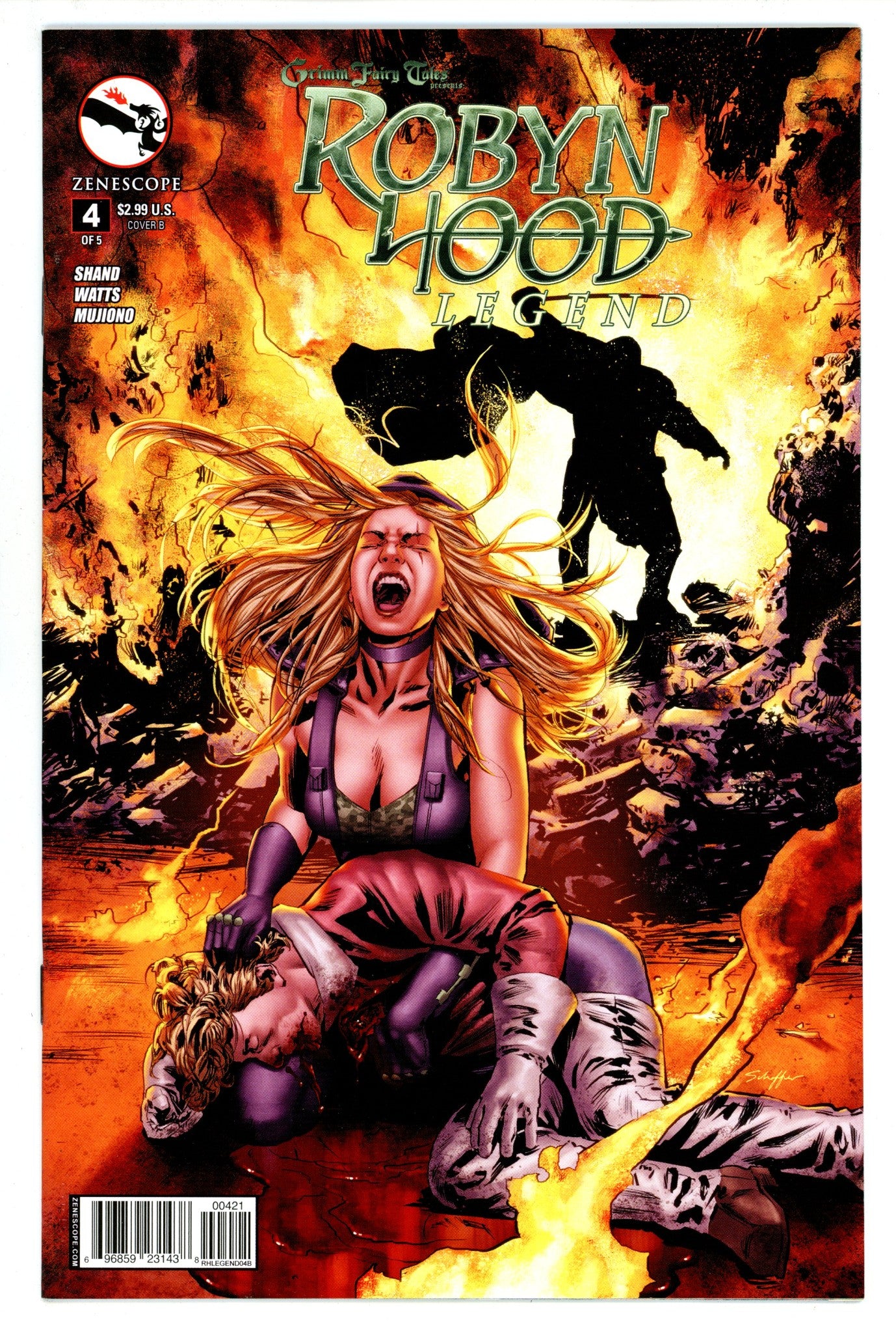 Grimm Fairy Tales Presents Robyn Hood: Legend 4 High Grade (2014) Triano Variant 