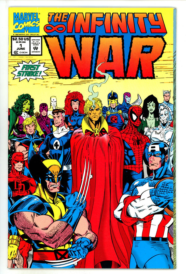 The Infinity War 1 NM- (9.2) (1992) Newsstand
