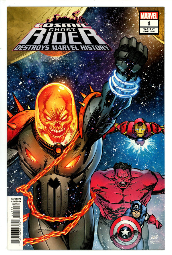 Cosmic Ghost Rider Destroys Marvel History 1 Liefeld Incentive Variant NM- (2019)