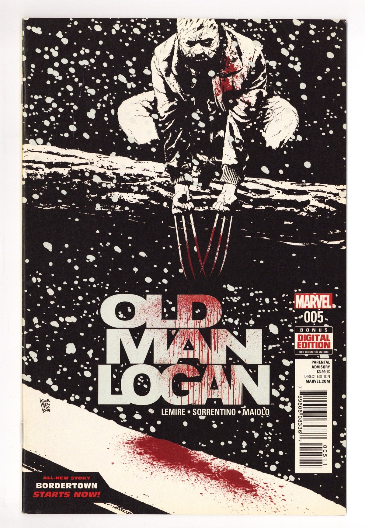 Old Man Logan Vol 2 5  High Grade   (2016) Sorrentino   Variant