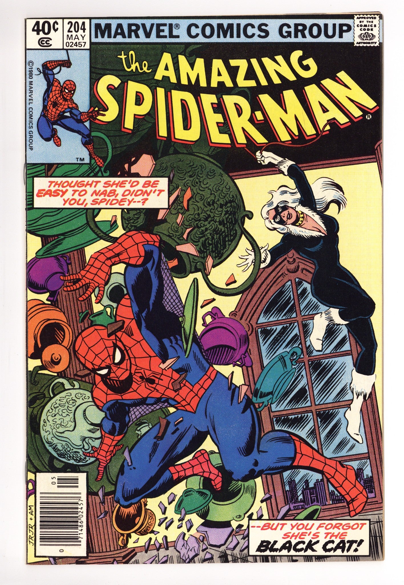 The Amazing Spider-Man Vol 1 204 FN- (5.5) (1980) Newsstand 