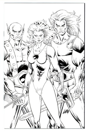 Thundercats 3 Liefeld B&W Virgin Incentive Variant (2024)
