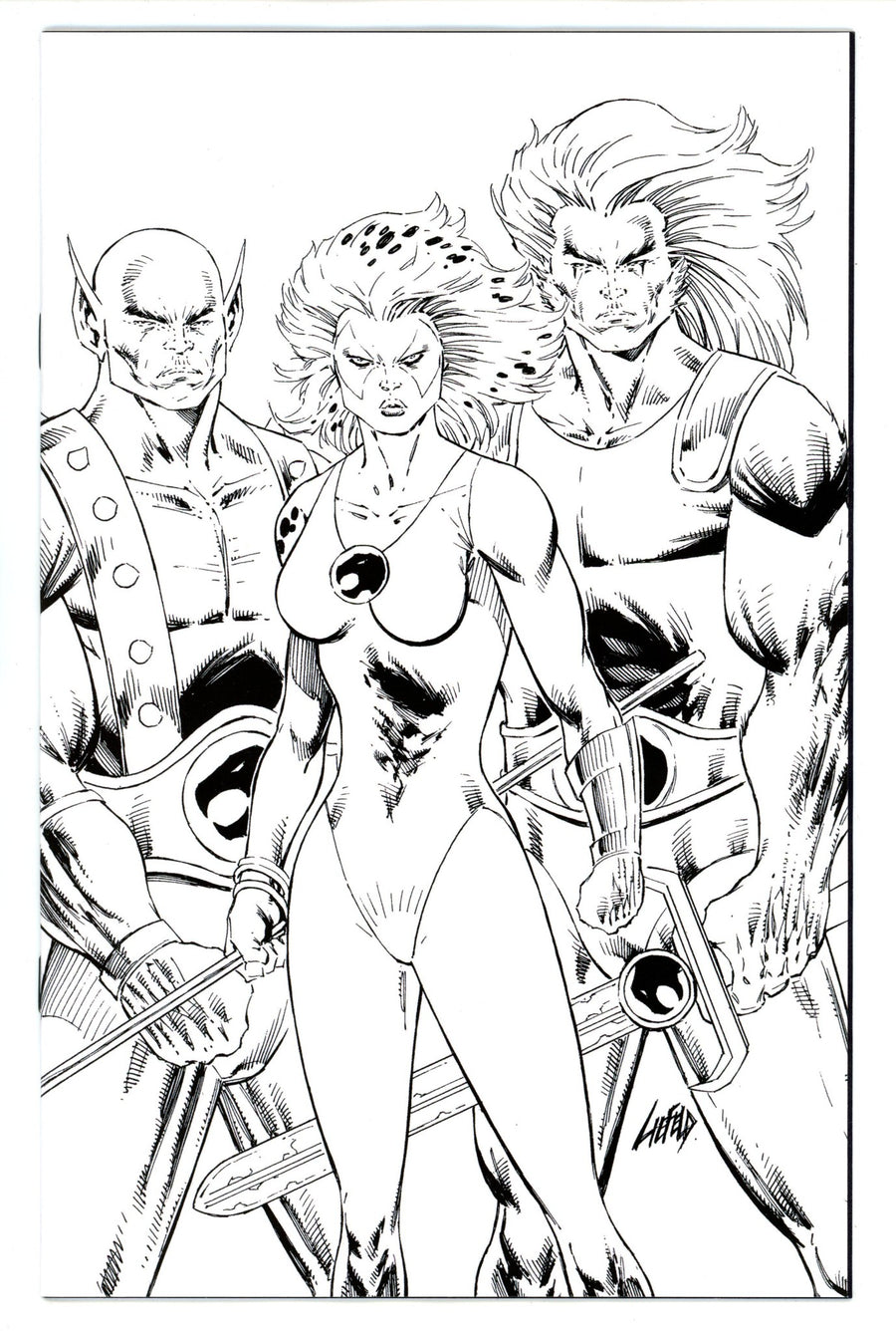 Thundercats 3 Liefeld B&W Virgin Incentive Variant (2024)