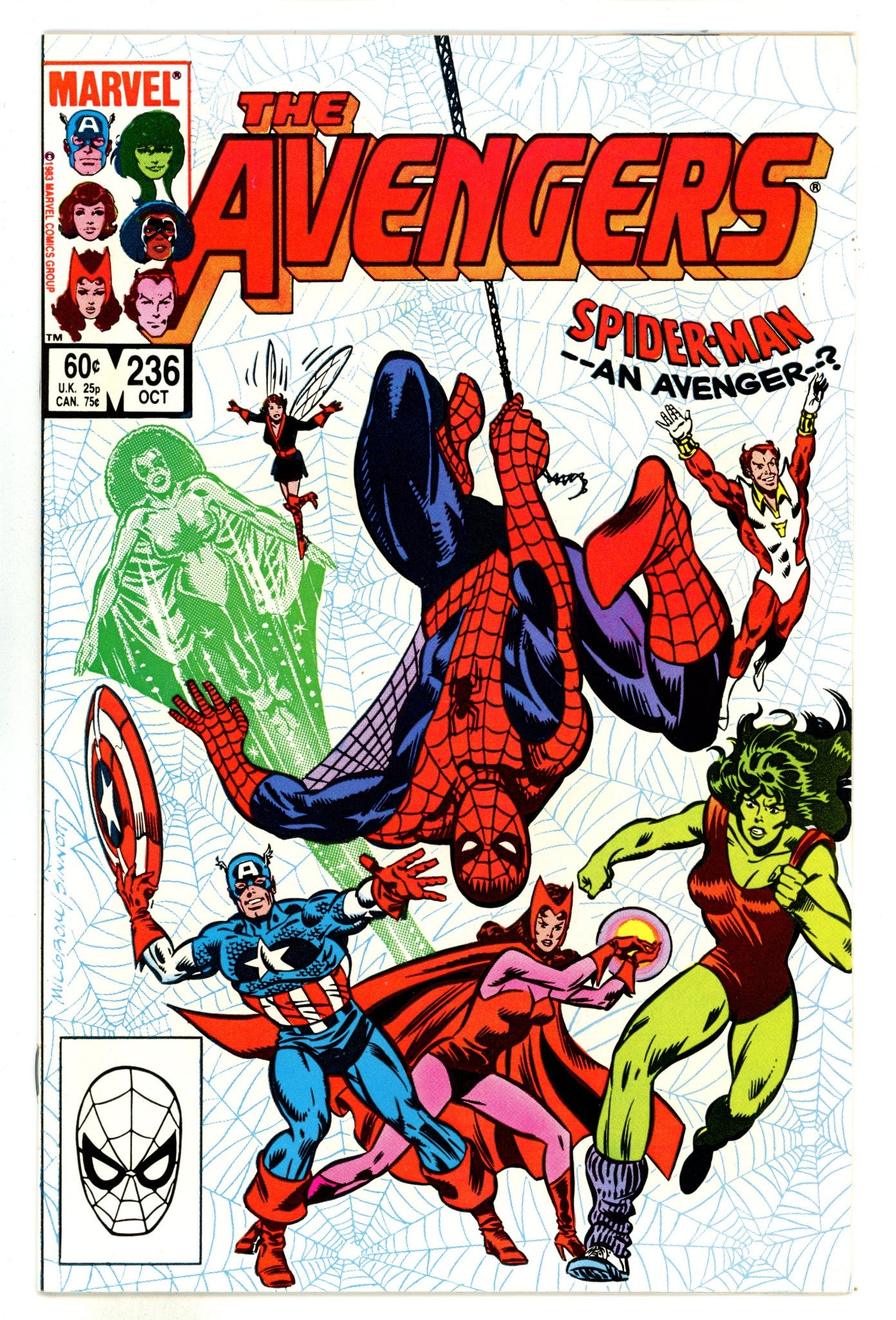 The Avengers Vol 1 236 High Grade (1983) 