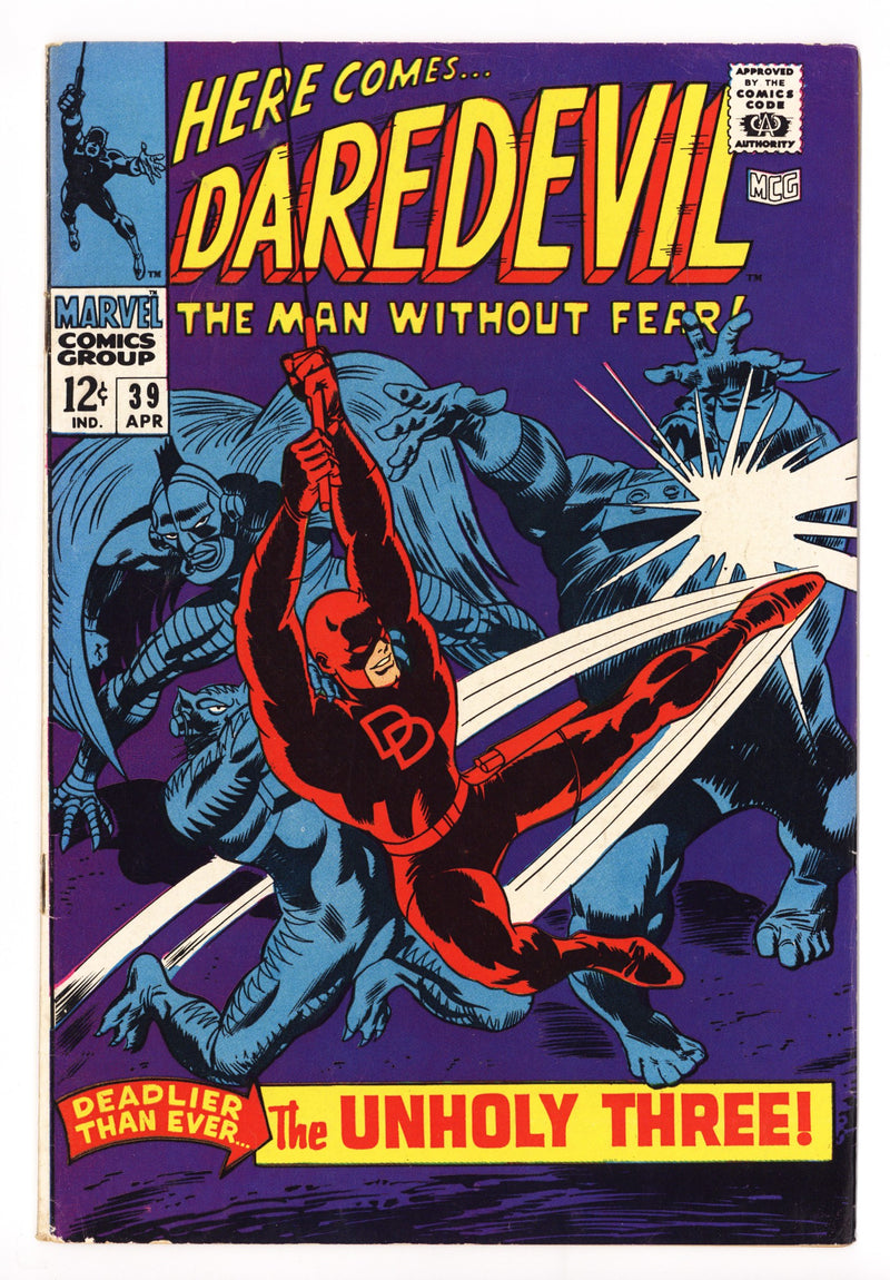 Daredevil Vol 1 39 FN+ (6.5) (1968) 