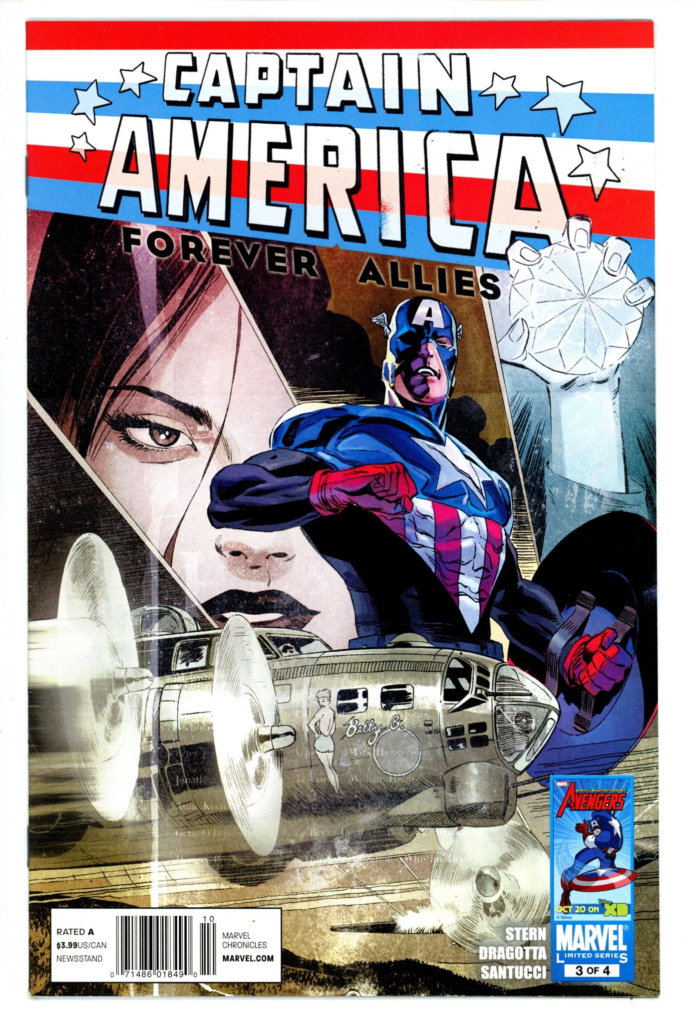 Captain America: Forever Allies 3 Newsstand VF- (2010)