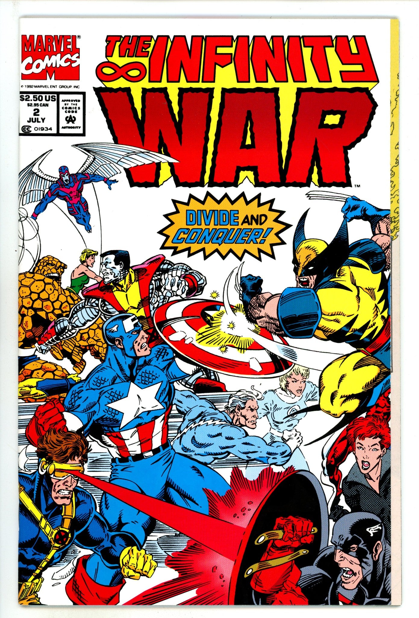 The Infinity War 2 NM- (9.2) (1992) Newsstand 