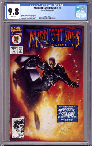 Midnight Sons Unlimited 1 CGC 9.8 (NM/M) (1993)