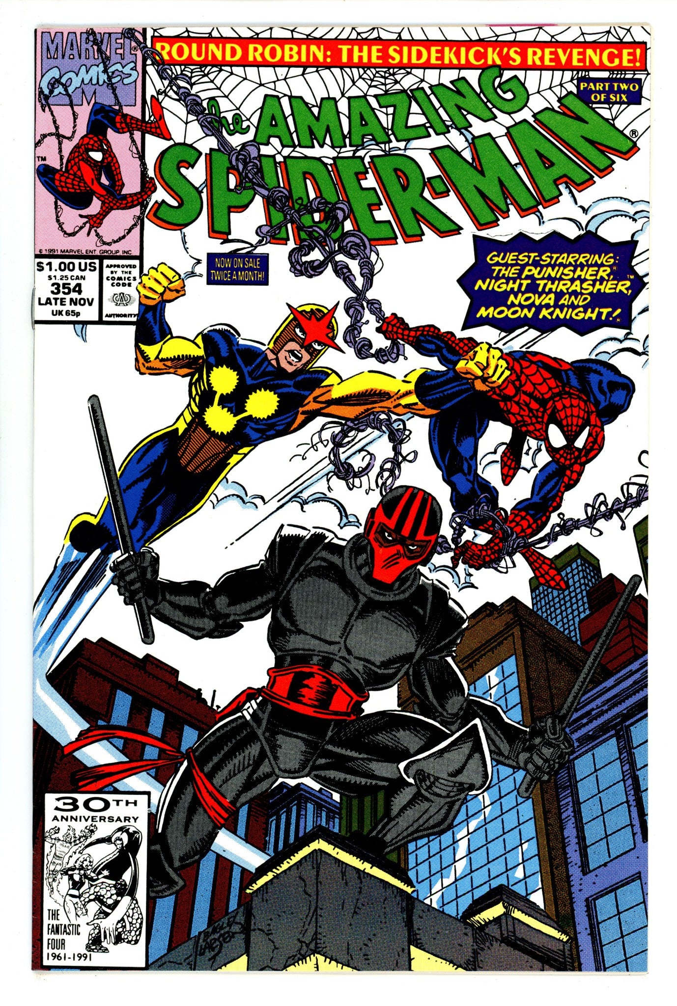 The Amazing Spider-Man Vol 1 354 VF+ (8.5) (1991) 