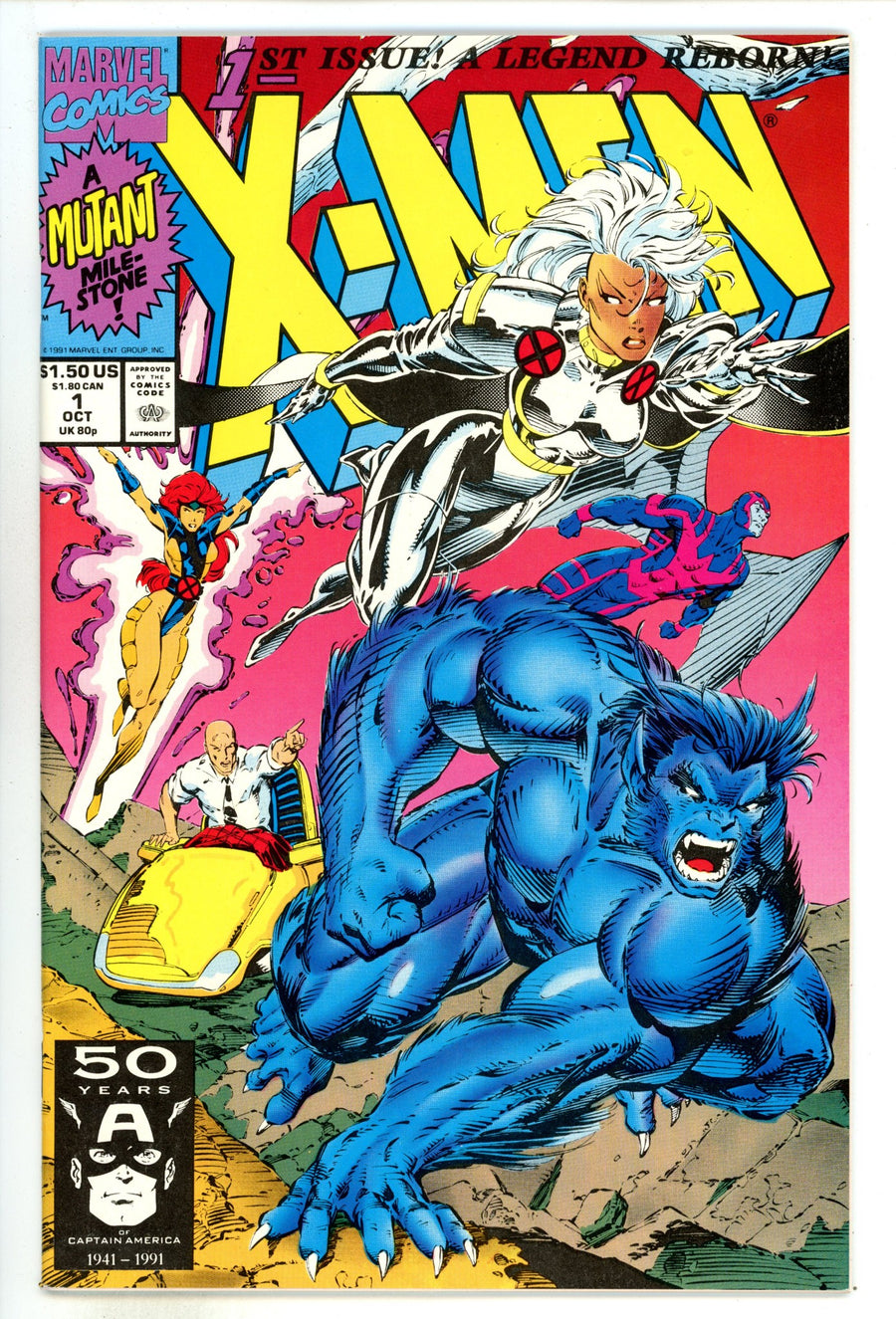 X-Men Vol 1 1 High Grade Beast (1991) 