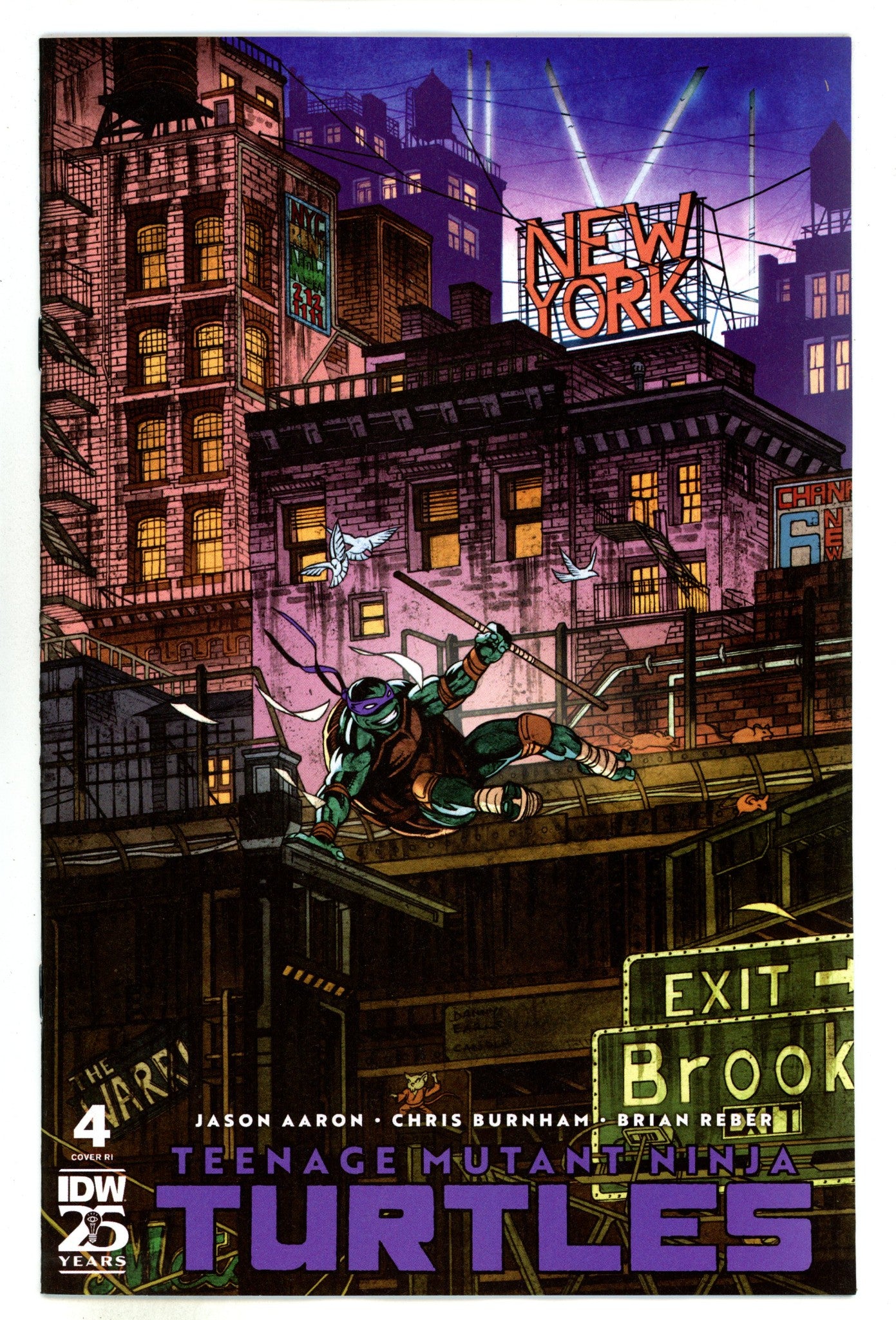 Teenage Mutant Ninja Turtles Vol 6 4 Earls Connecting Incentive Variant NM (2024)