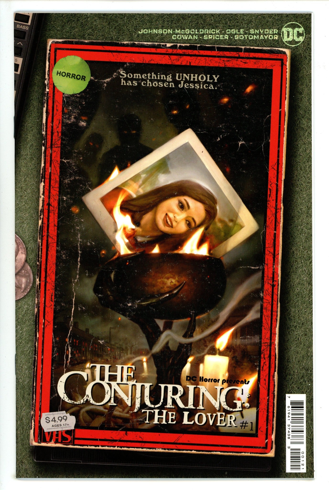 DC Horror Presents: The Conjuring: The Lover 1 High Grade (2021) Brown Variant 