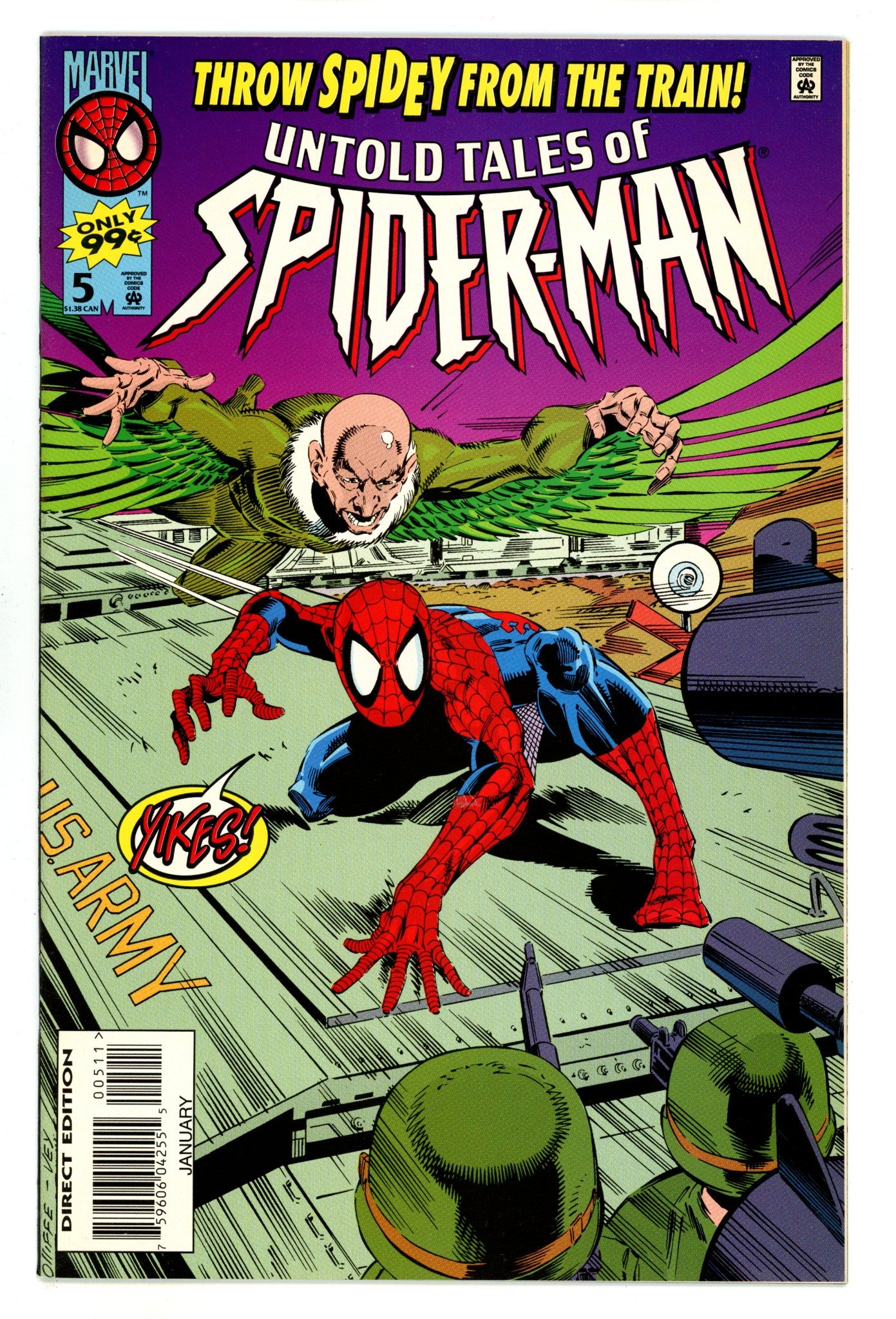 Untold Tales of Spider-Man  5  Mid Grade  (1996)  