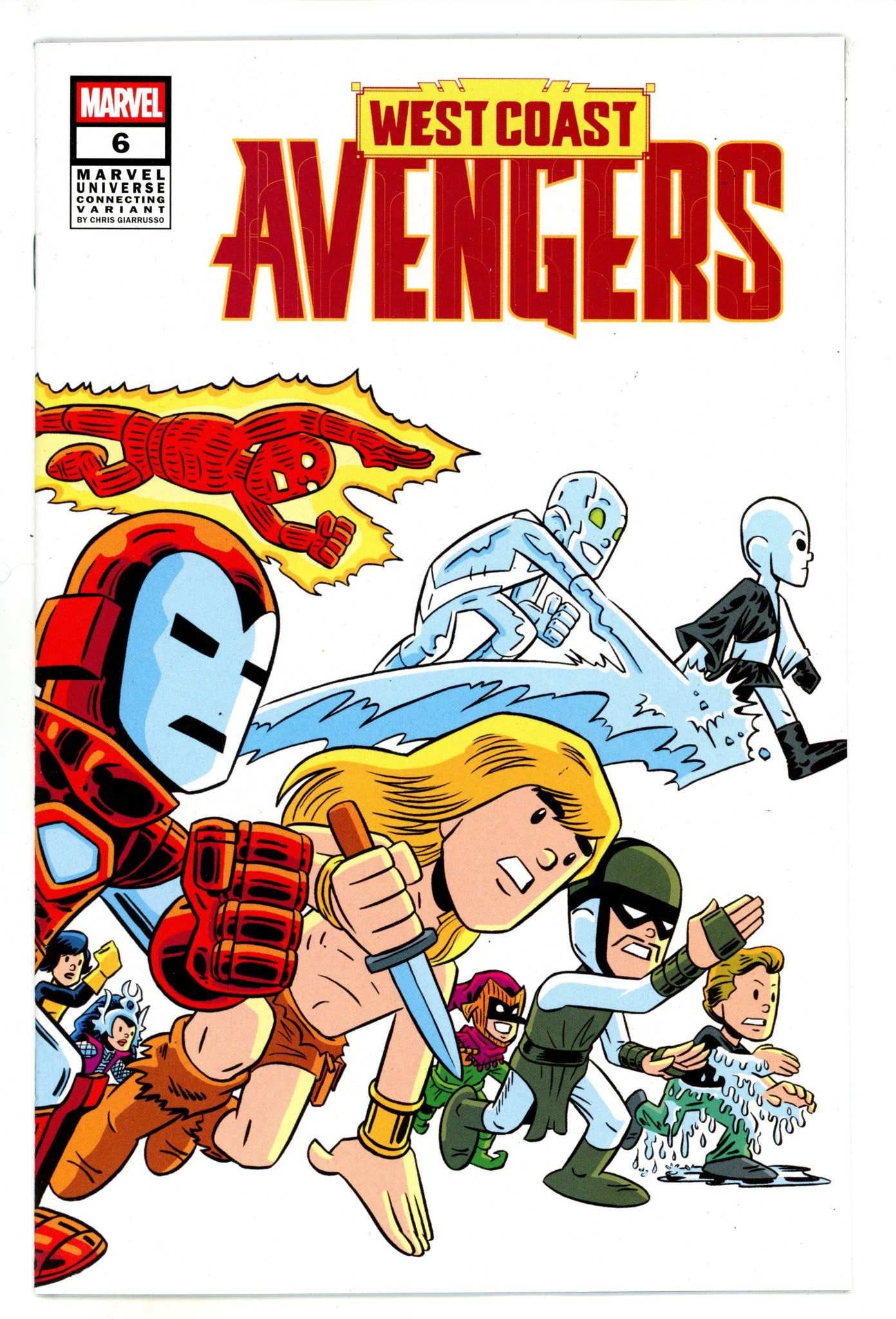 West Coast Avengers Vol 4 6 Giarrusso Wraparound Connecting Variant (2025)