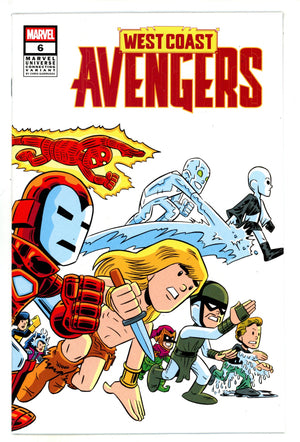 West Coast Avengers Vol 4 6 Giarrusso Wraparound Connecting Variant (2025)