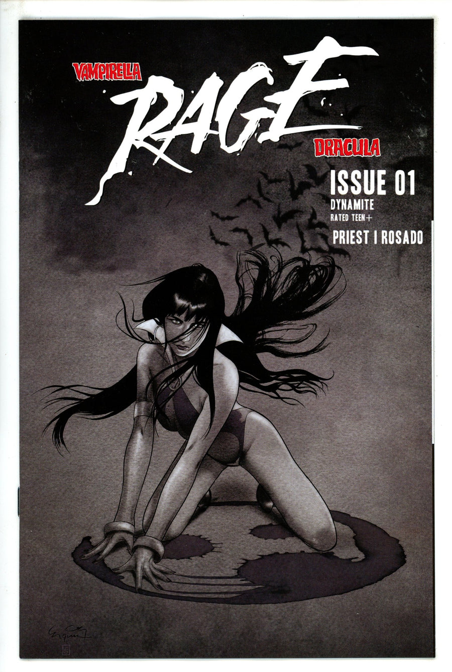 Vampirella Dracula Rage 1 Gunduz B&W Incentive Variant (2023)
