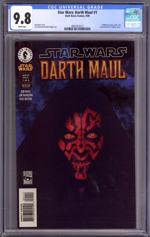 Star Wars: Darth Maul 1 CGC 9.8 (NM/M) (2000) Photo Variant