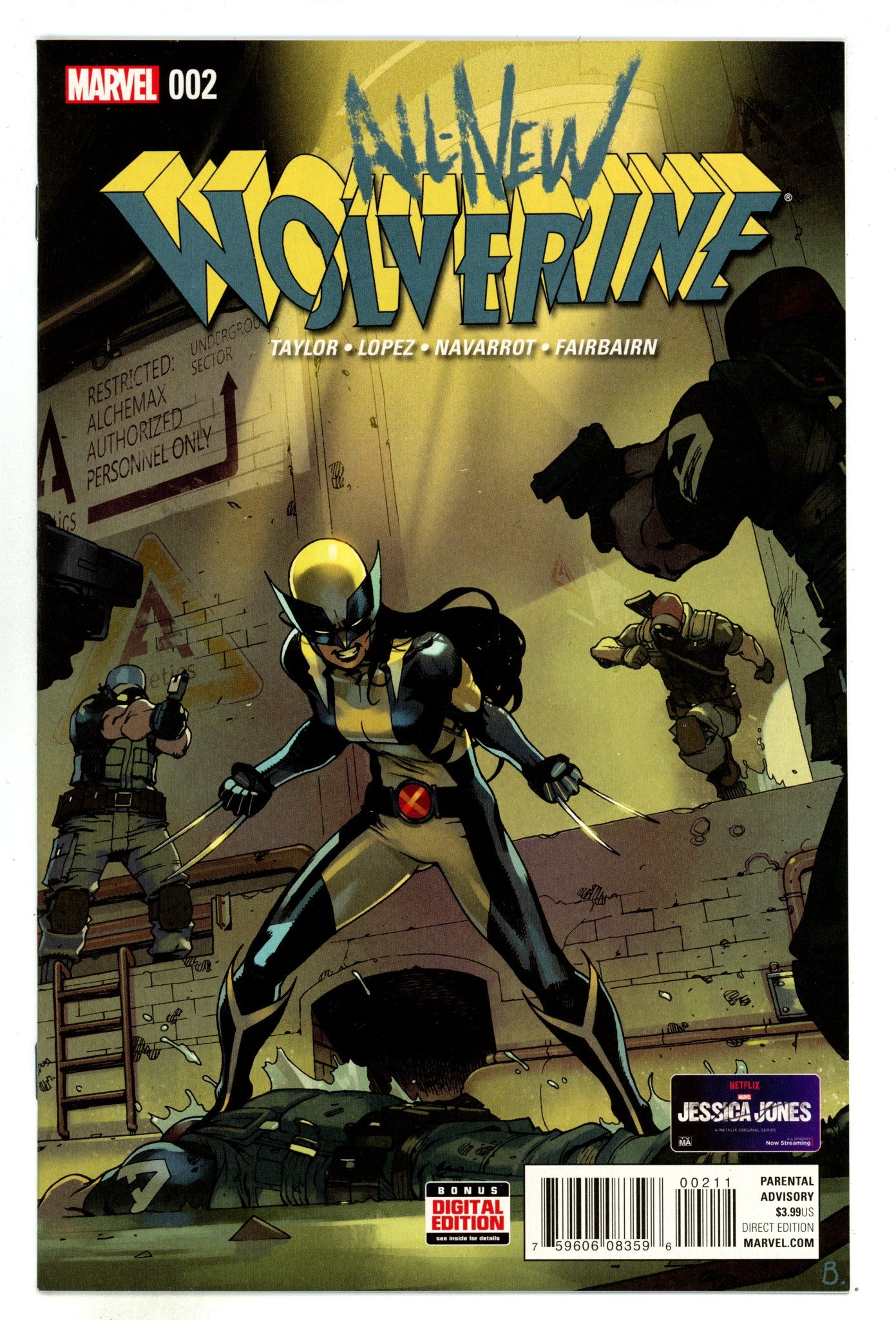 All-New Wolverine 2 NM- (9.2) (2016) 