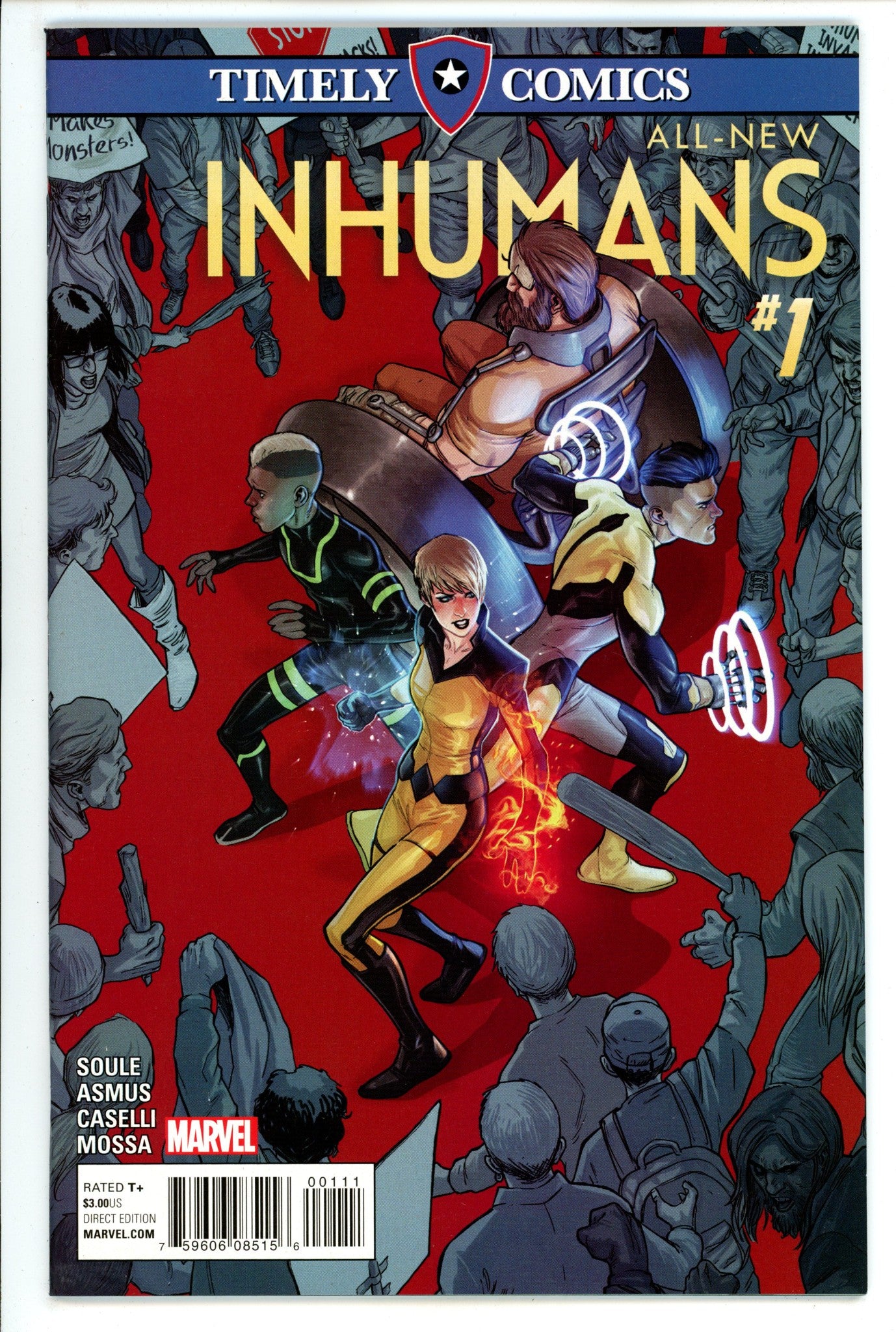 Timely Comics All-New Inhumans 1 High Grade (2016) 