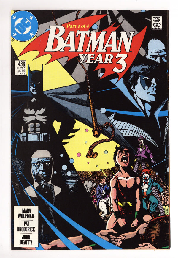 Batman Vol 1 436 Low Grade (1989)