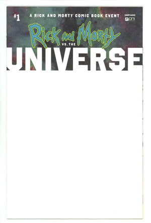 Rick And Morty Vs The Universe 1 Blank Variant (2025)