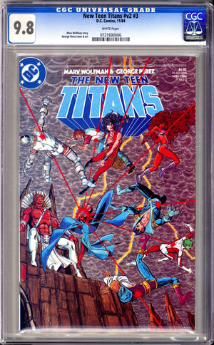 The New Teen Titans Vol 2 3 CGC 9.8 (NM/M) (1984)