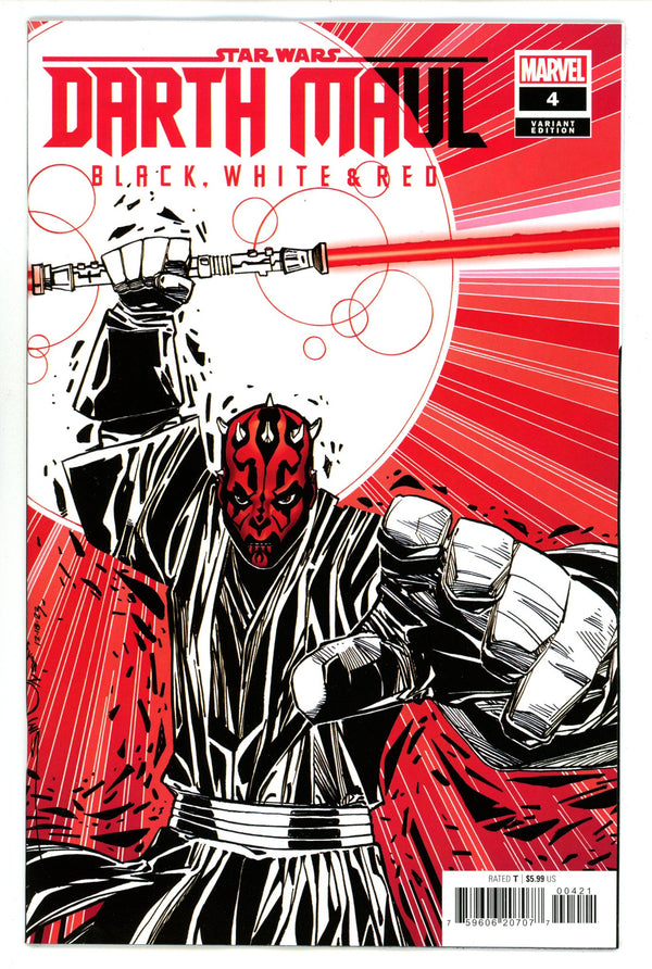Star Wars: Darth Maul - Black White & Red 4 Simonson Variant (2024)