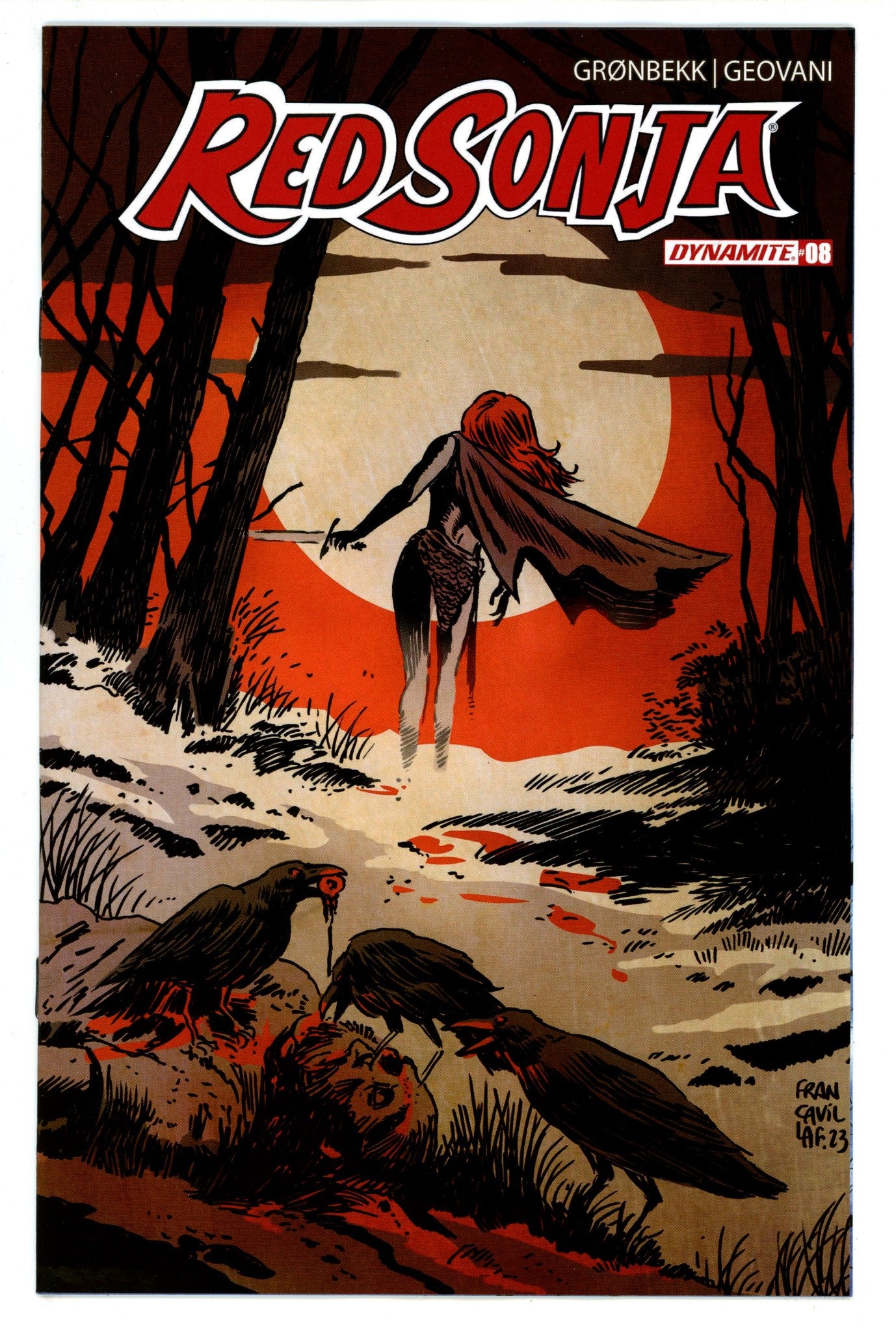 Red Sonja Vol 7 8 Francavilla Variant (2024)