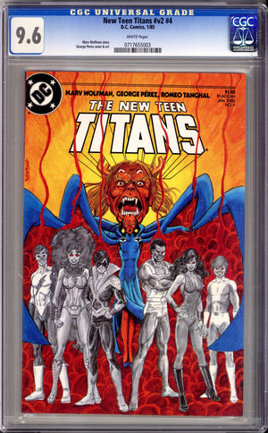 The New Teen Titans Vol 2 4 CGC 9.6 (NM+) (1985)
