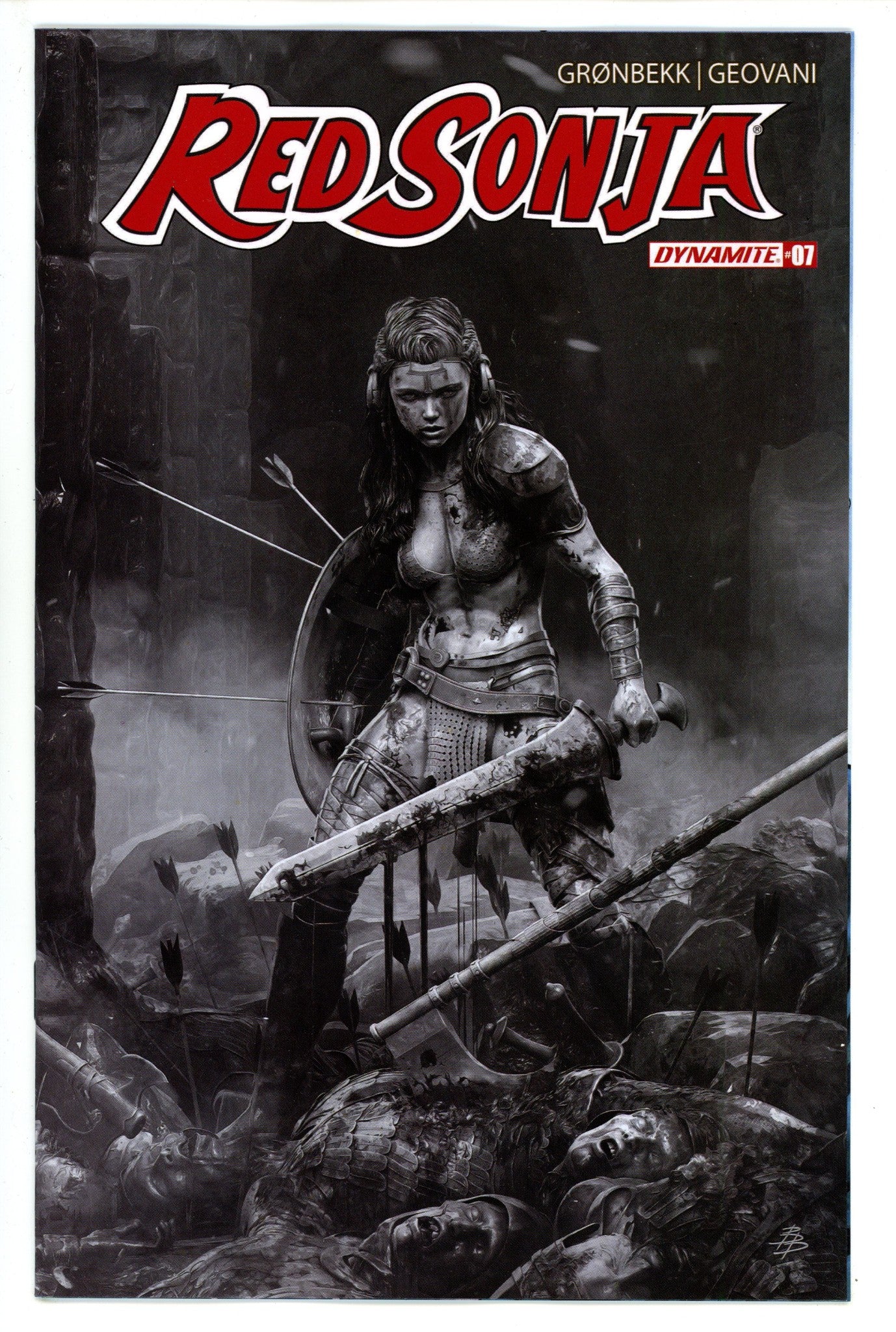 Red Sonja Vol 7 7 Barends B&W Incentive Variant (2024)