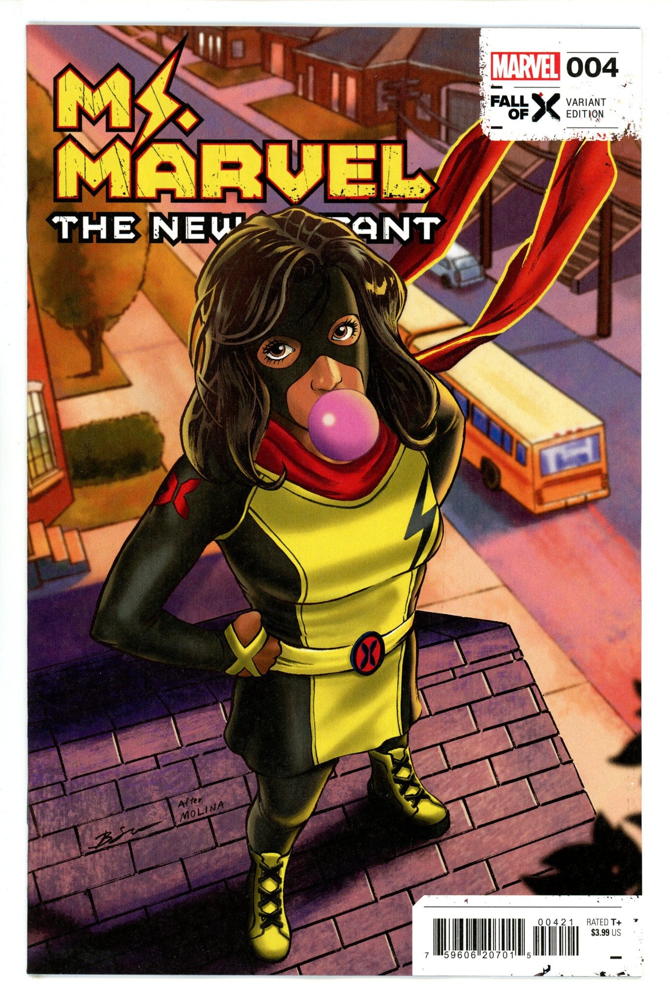 Ms Marvel New Mutant 4 Su Homage Variant (2023)