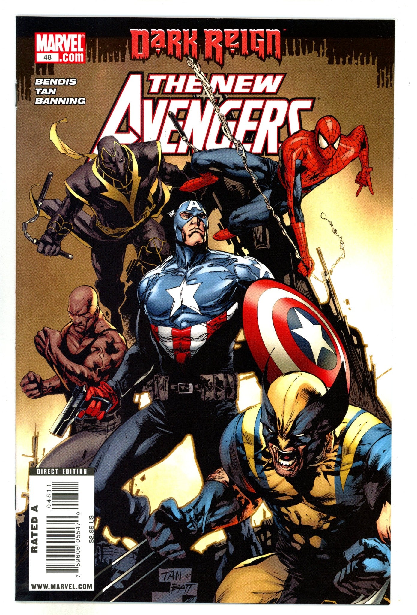 New Avengers Vol 1 48  High Grade  (2009)  