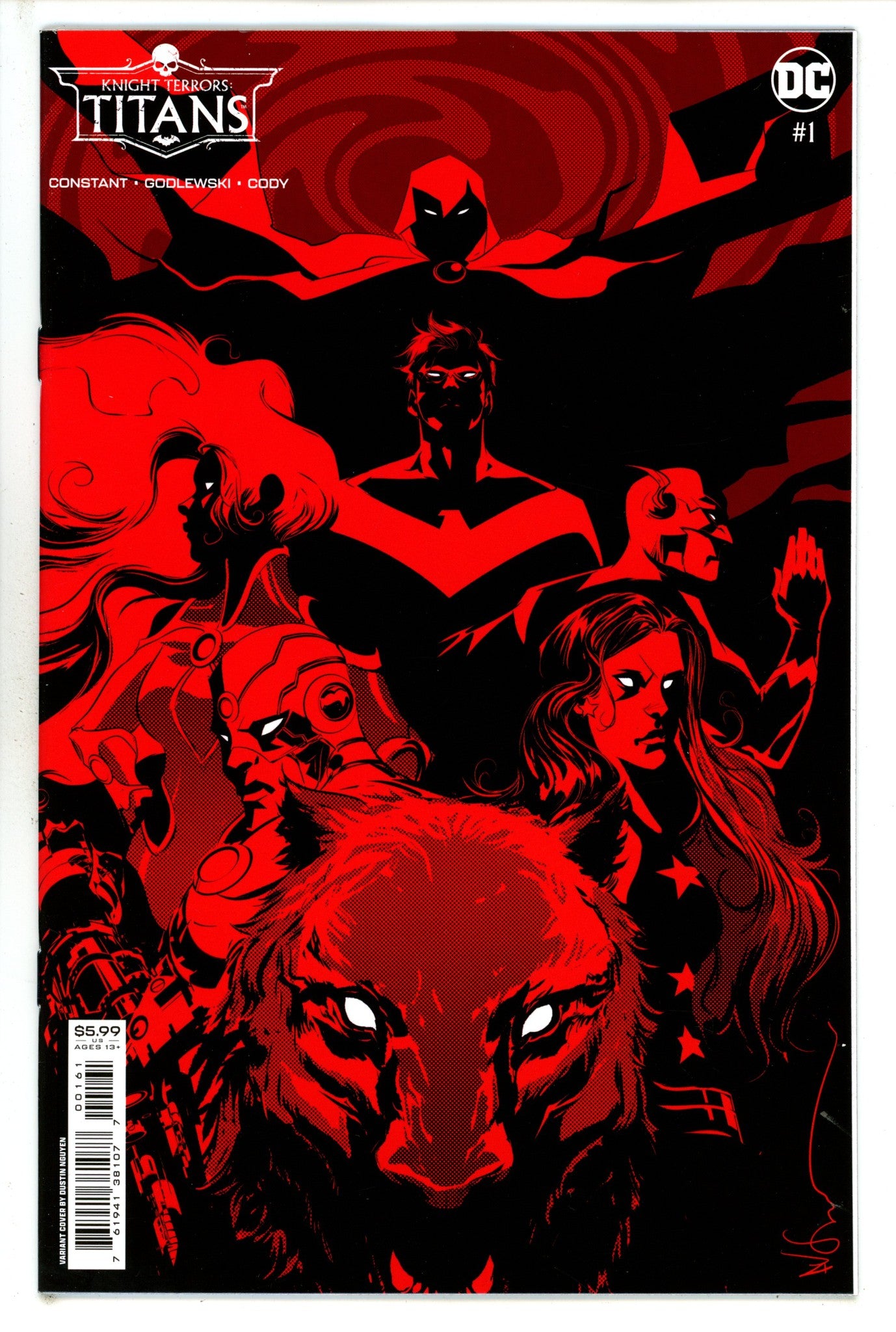 Knight Terrors Titans 1 Nguyen Variant (2023)