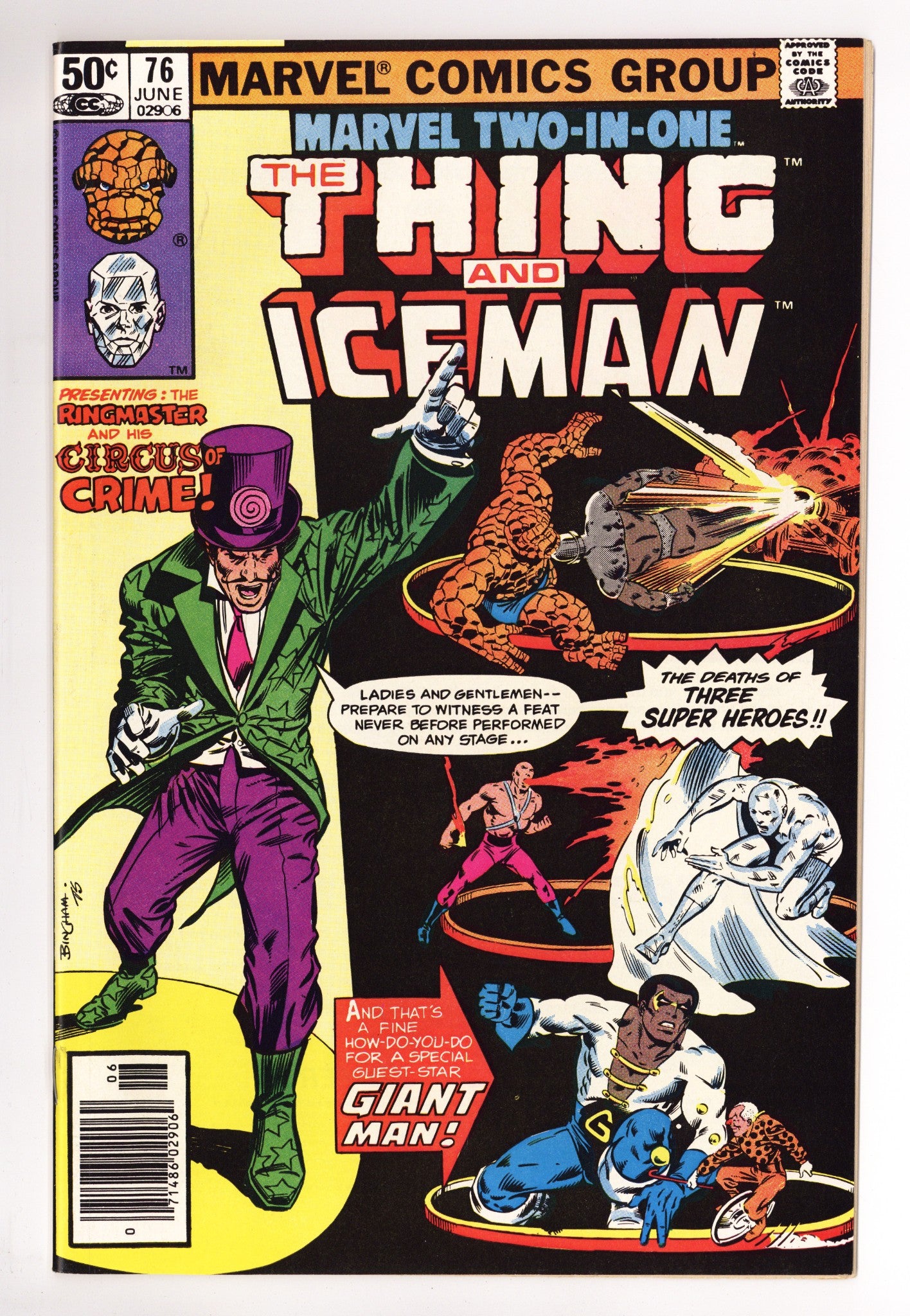 Marvel Two-in-One Vol 1 76 High Grade (1981) Newsstand 
