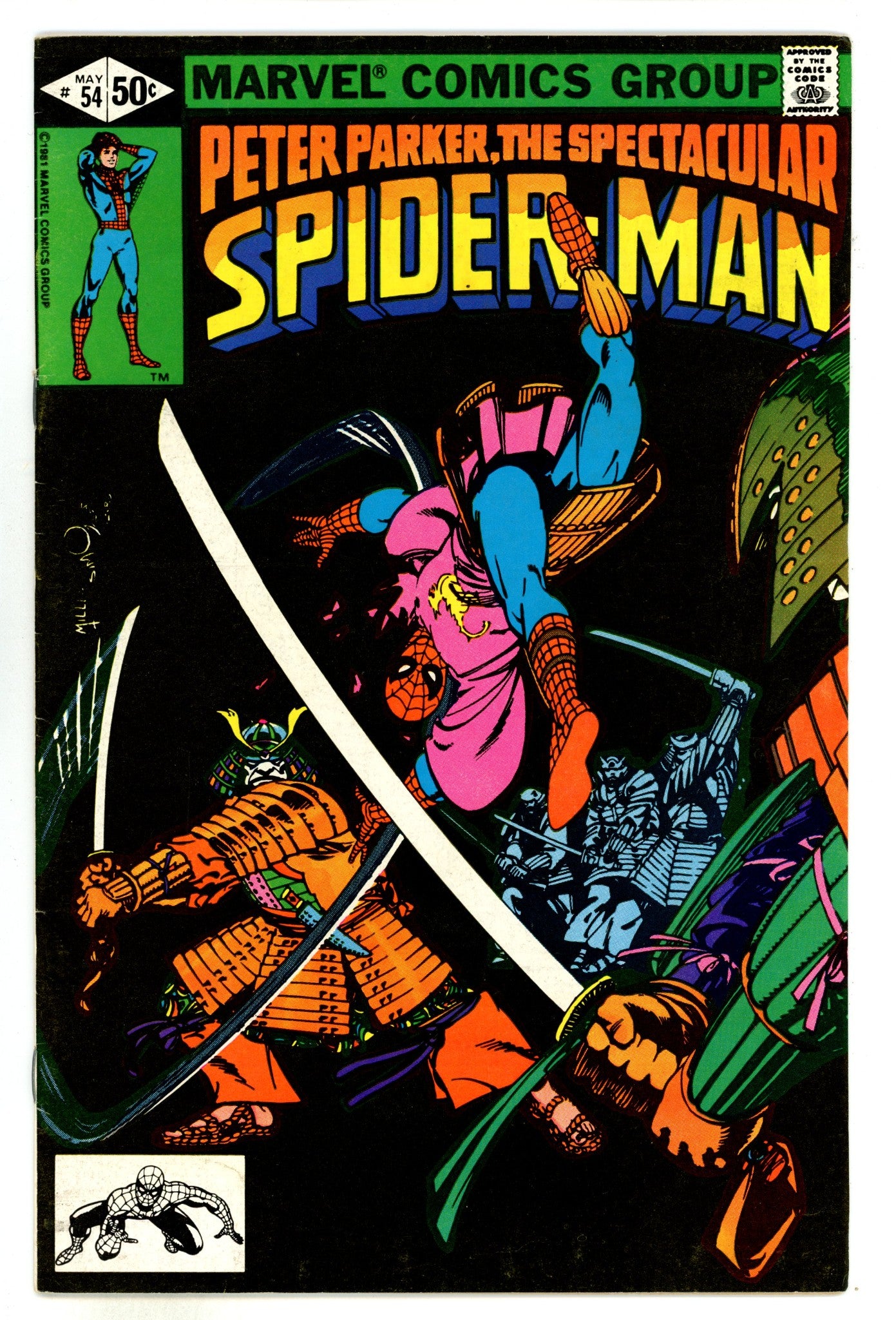 The Spectacular Spider-Man Vol 1 54  FN/VF (7.0)  (1981)  