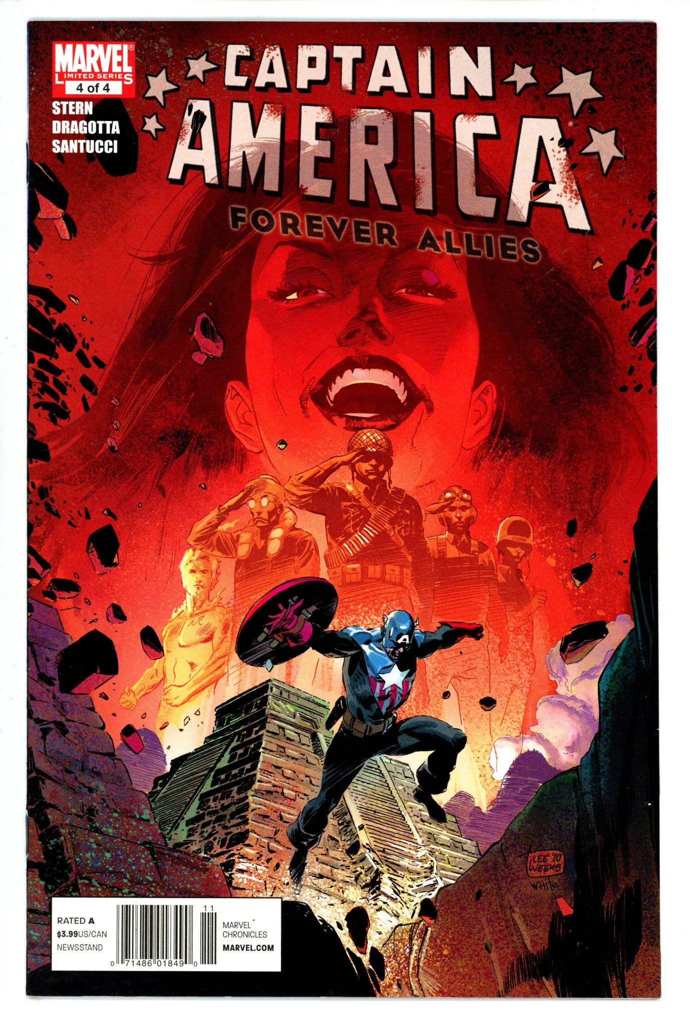 Captain America: Forever Allies 4 Newsstand VF- (2011)