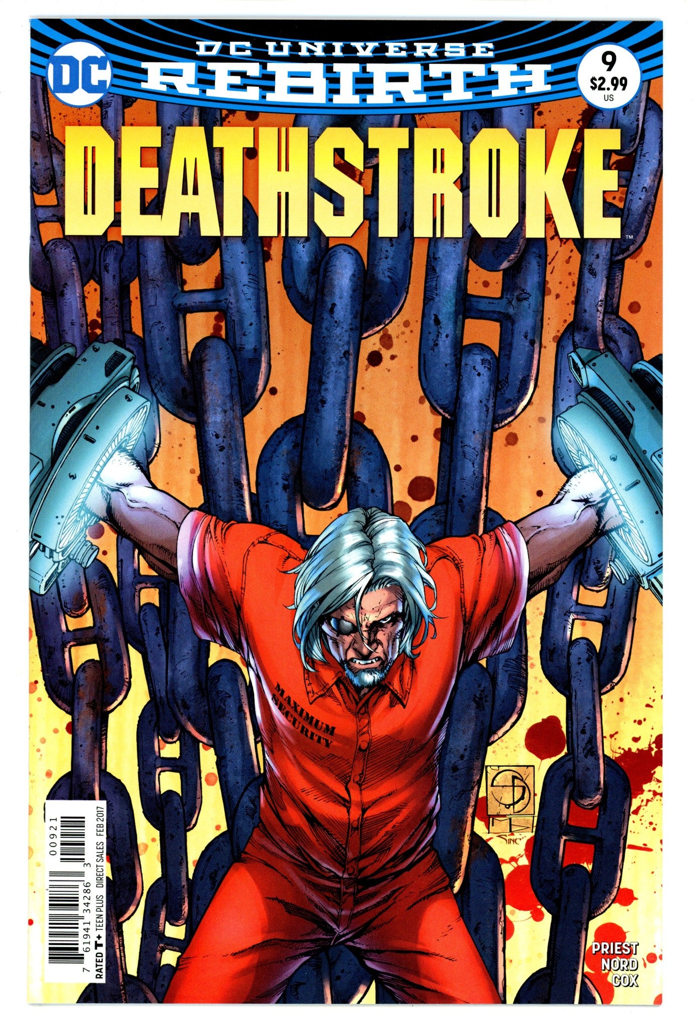 Deathstroke Vol 4 9 High Grade (2017) Davis Variant 