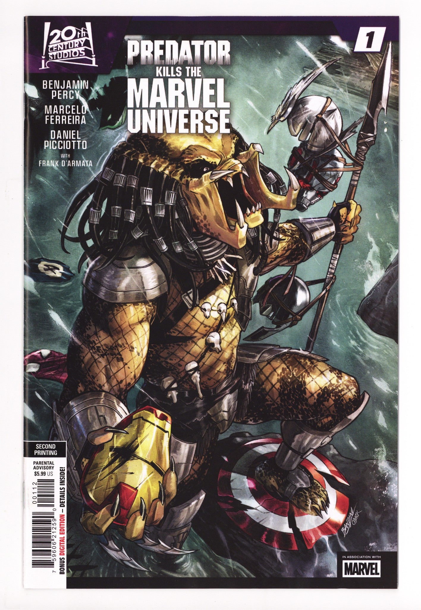 Predator Kills The Marvel Universe 1 2Nd Print (2025)