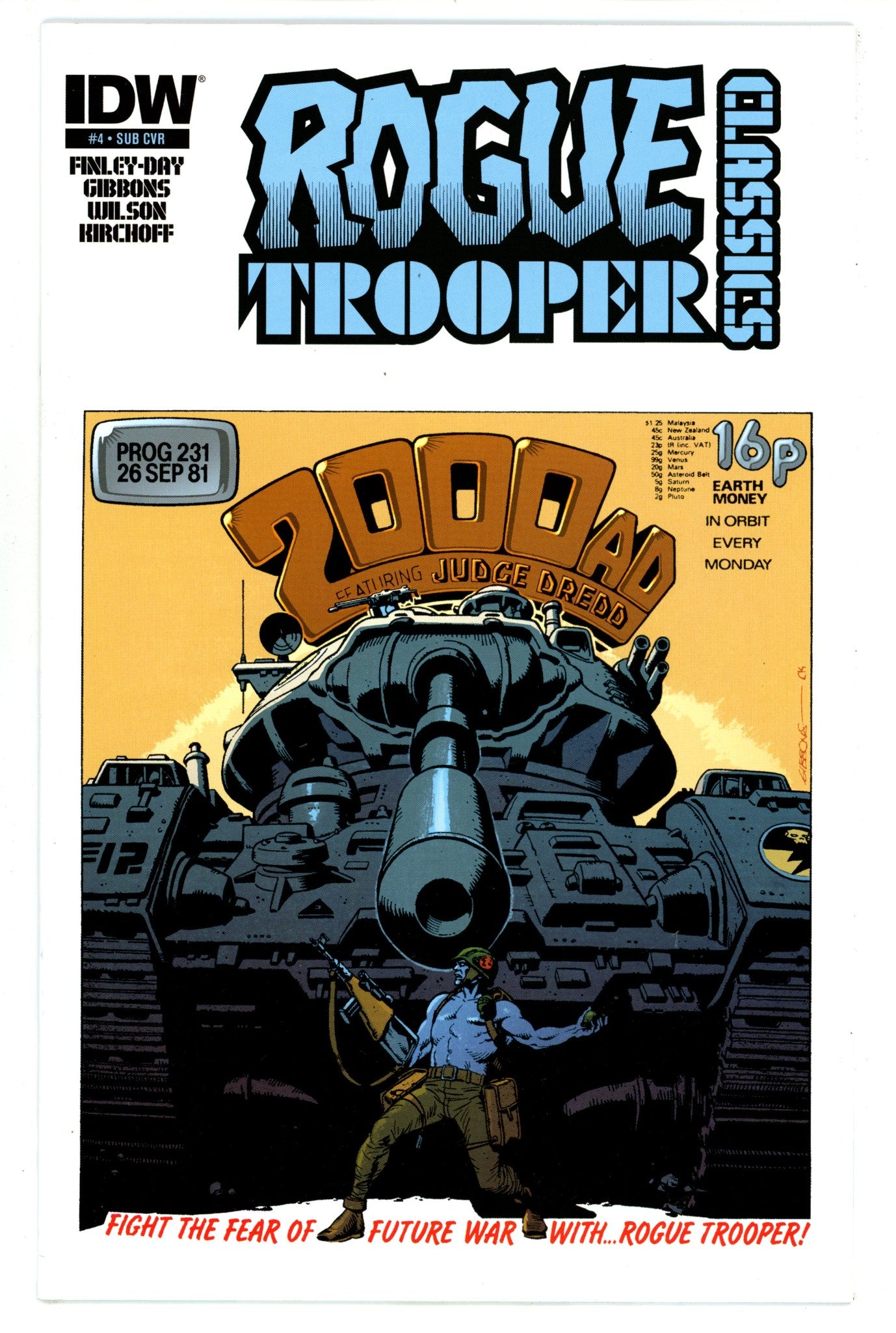 Rogue Trooper Classics 4 High Grade (2014) Gibbons Variant 