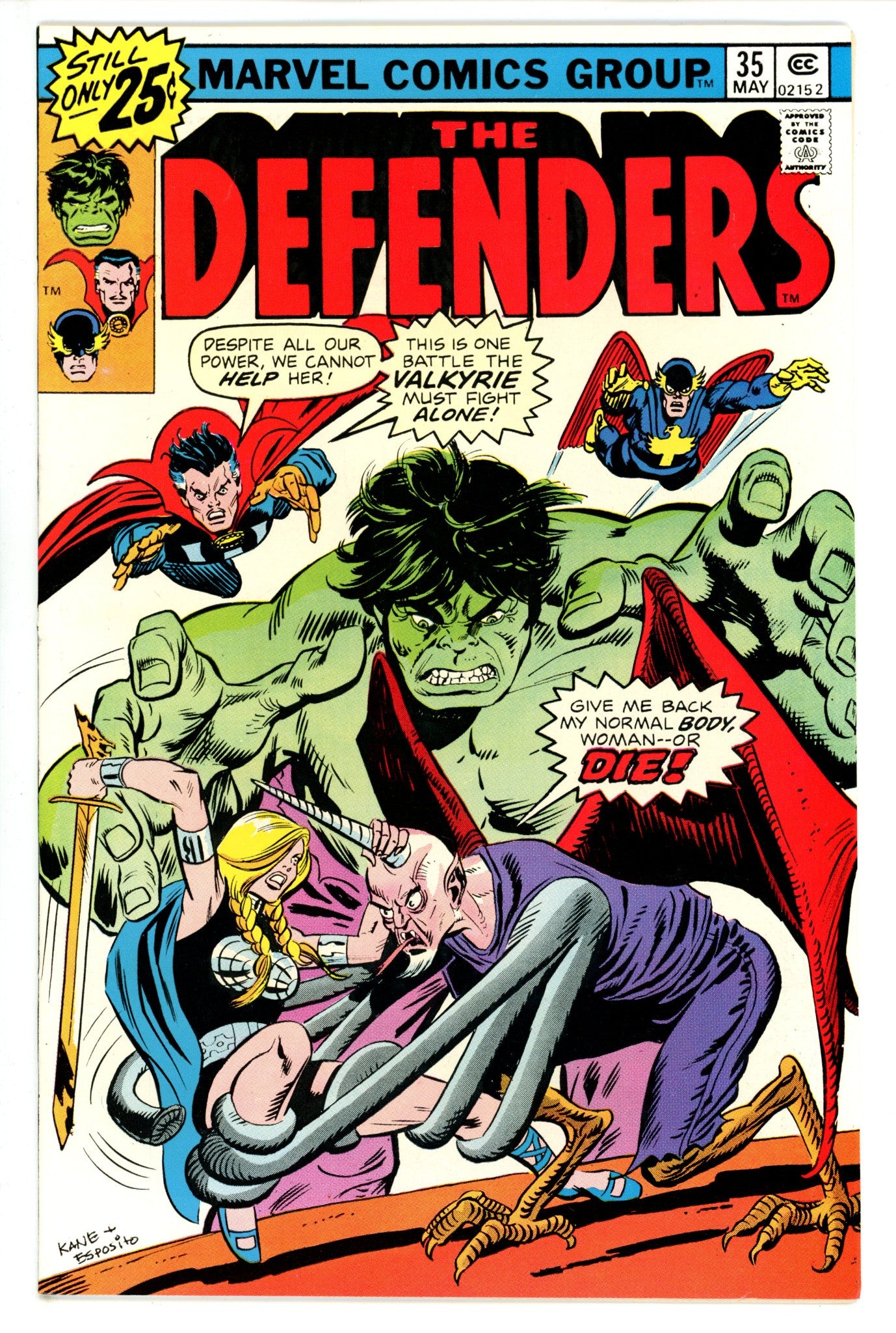 The Defenders Vol 1 35 FN/VF (1976)