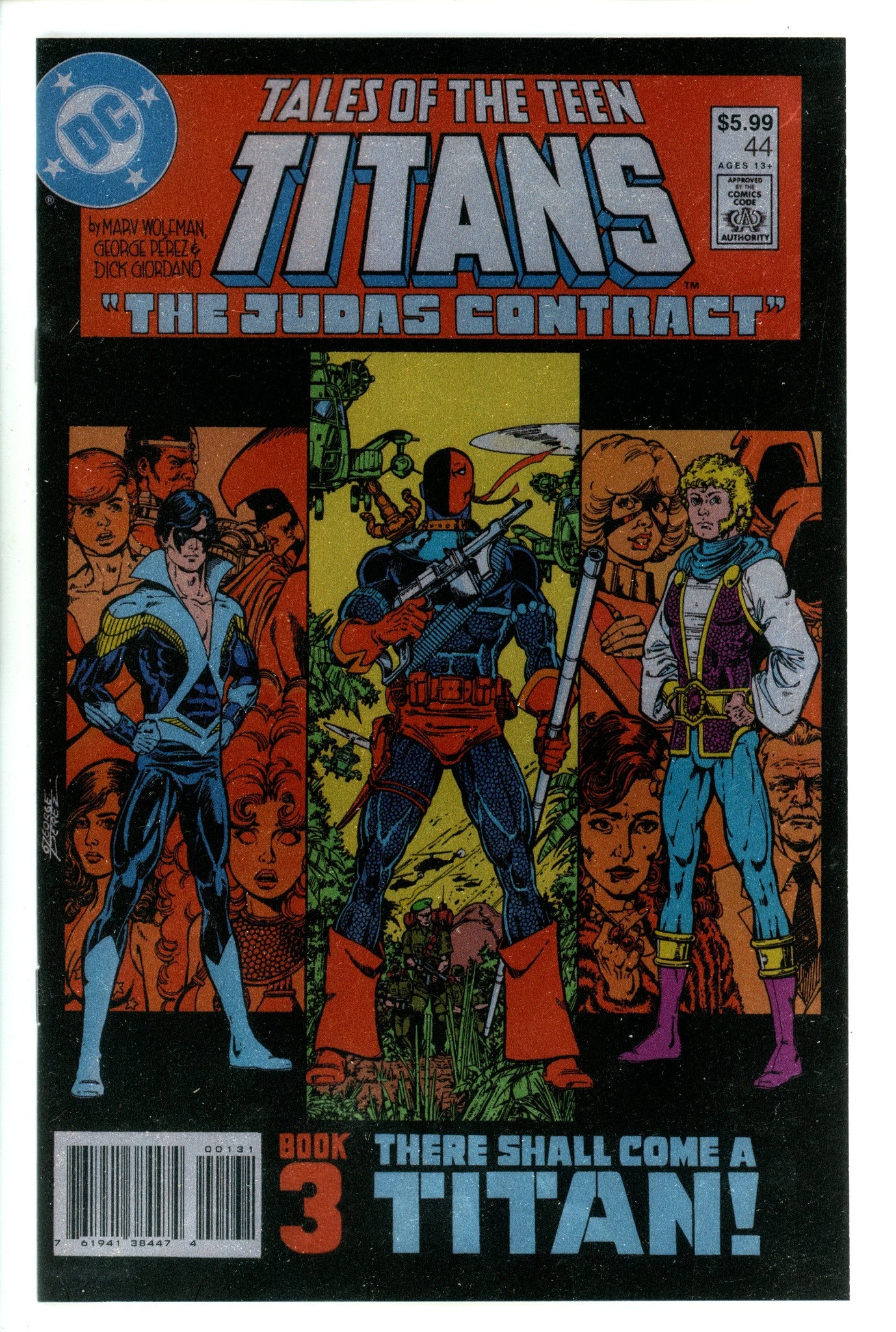 Tales Of The Teen Titans Vol 1 44 Pérez Facsimile Foil Variant (2024)