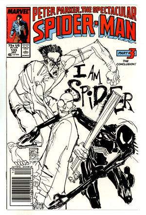 The Spectacular Spider-Man Vol 1 133 NM- (9.2) (1987) Newsstand