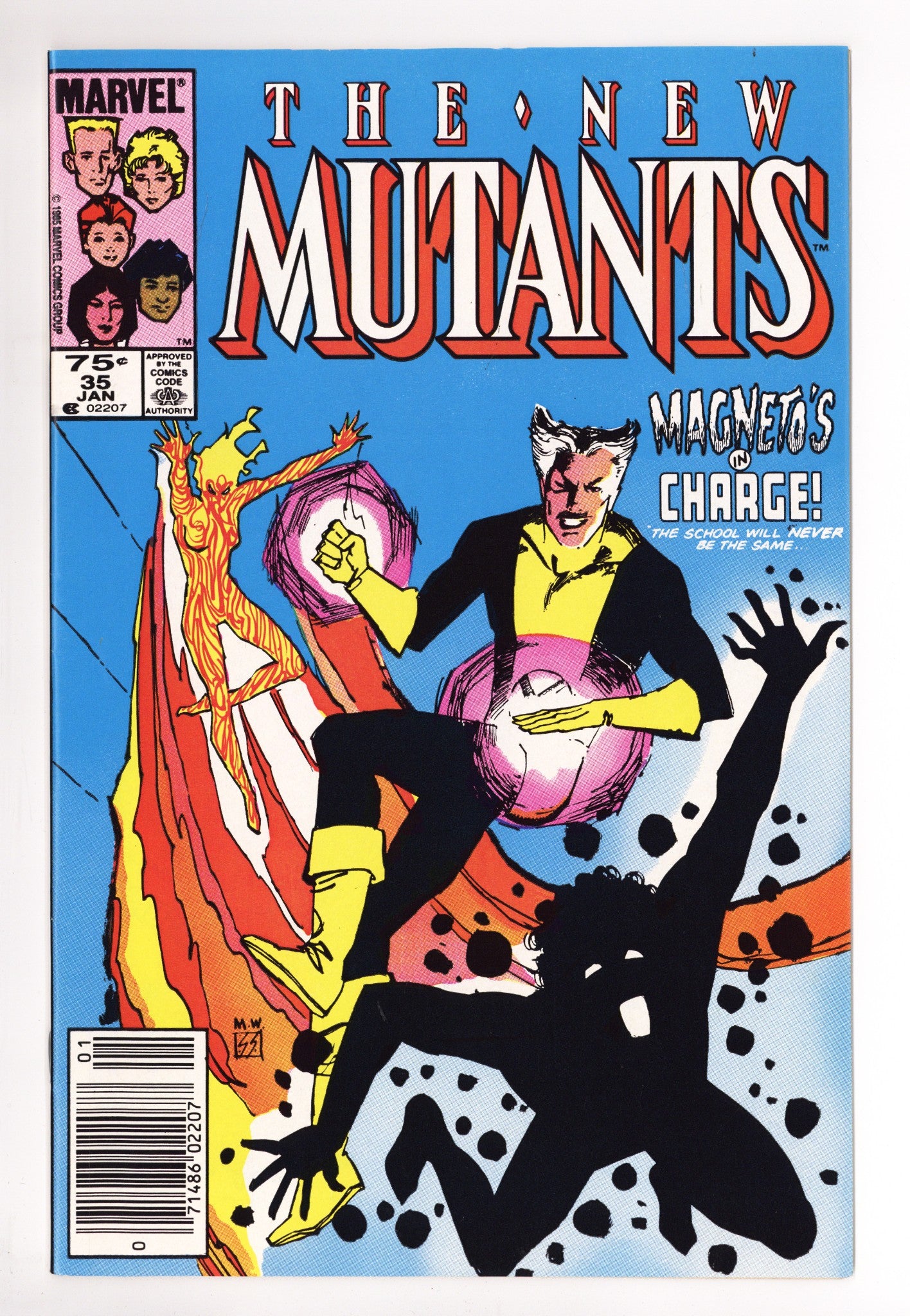 The New Mutants Vol 1 35 VF/NM (9.0) (1986) Canadian Price Variant 