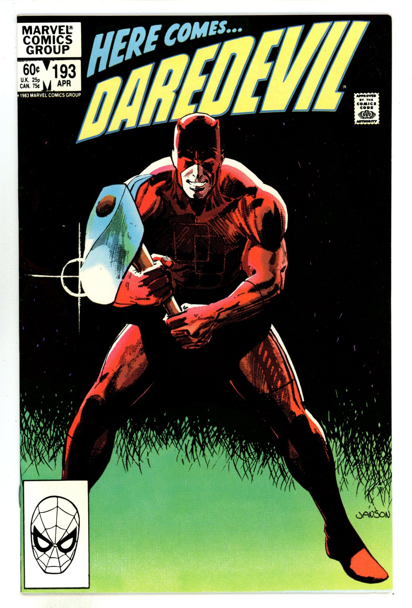 Daredevil Vol 1 193 High Grade (1983) 